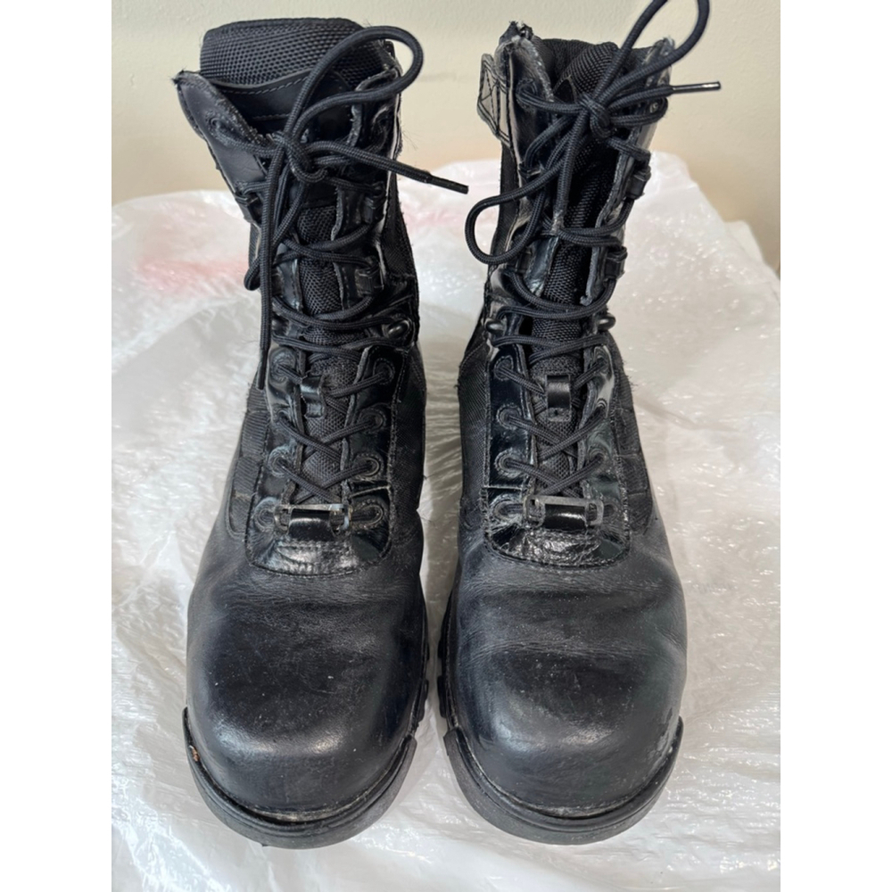 Men's Bates Black Composite Toe Tactical Durashocks Boots 10.5 medium width.